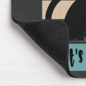 私のナイフはがき付き無邪気な猫ではない マウスパッド (コーナー)