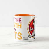 私のナットの憤りを感じて下さい! 泡立ったマグ ツートーンマグカップ (中央)