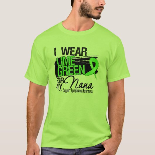 私のナナのためのリンパ腫のリボン Tシャツ (正面)
