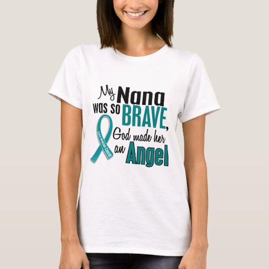 私のナナは天使1の卵巣癌です Tシャツ (正面)