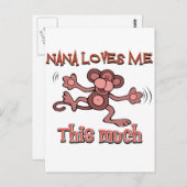 私のナナは私をこんなに愛している ポストカード (正面/裏面)