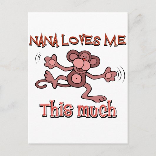 私のナナは私をこんなに愛している ポストカード (正面)