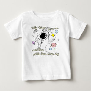 私のナナは私をすべての星よりもっと愛します ベビーTシャツ
