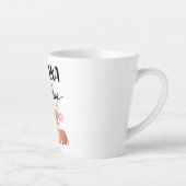 私のナナは私を愛してる カフェラテマグ (右)