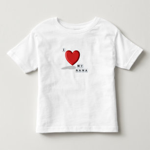 私のナナを愛して下さい トドラーTシャツ
