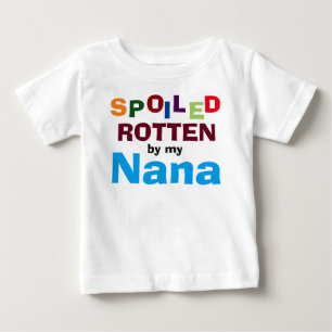 私のナナベビー幼児Tシャツで腐った ベビーTシャツ