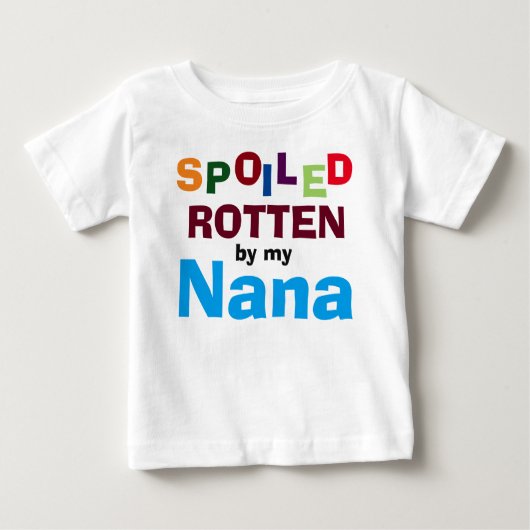 私のナナベビー幼児Tシャツで腐った ベビーTシャツ (正面)