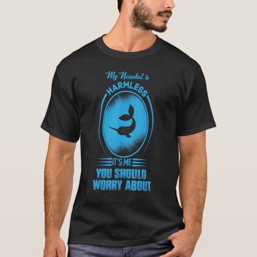 私のナルハルは無害だ私は心配する必要があるAb Tシャツ (正面)