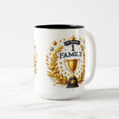 私のナンバーワンファミリーコーヒーマグ ツートーンマグカップ (正面右)