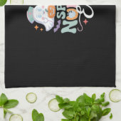 私のナースの不気味時代でハロウィーントリックまたは治療Es キッチンタオル (折り畳み)