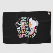 私のナースの不気味時代でハロウィーントリックまたは治療Es ゴルフタオル (横)