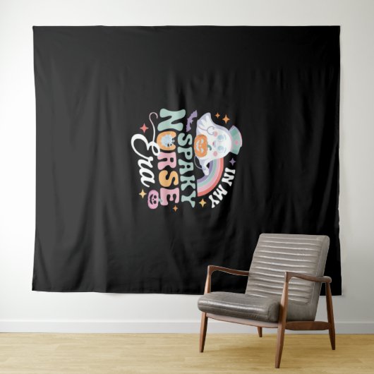 私のナースの不気味時代でハロウィーントリックまたは治療Es タペストリー (インサイチュ(横))