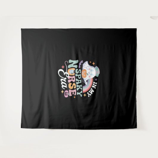 私のナースの不気味時代でハロウィーントリックまたは治療Es タペストリー (正面(横))