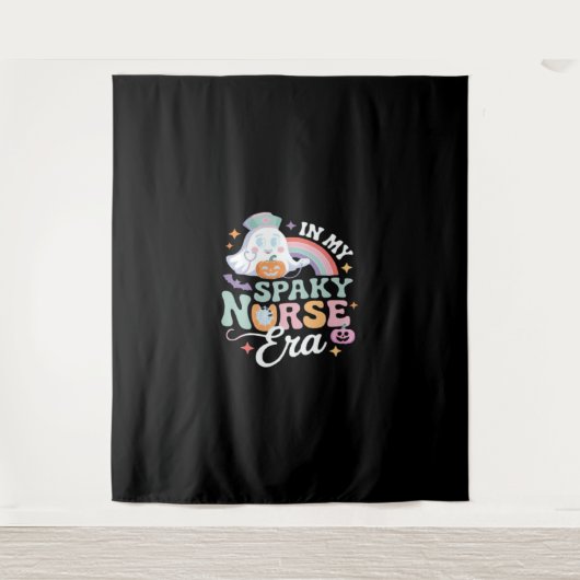 私のナースの不気味時代でハロウィーントリックまたは治療Es タペストリー (正面)