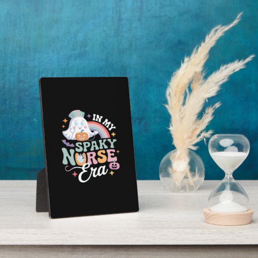 私のナースの不気味時代でハロウィーントリックまたは治療Es フォトプラーク (側面)