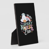 私のナースの不気味時代でハロウィーントリックまたは治療Es フォトプラーク (側面)