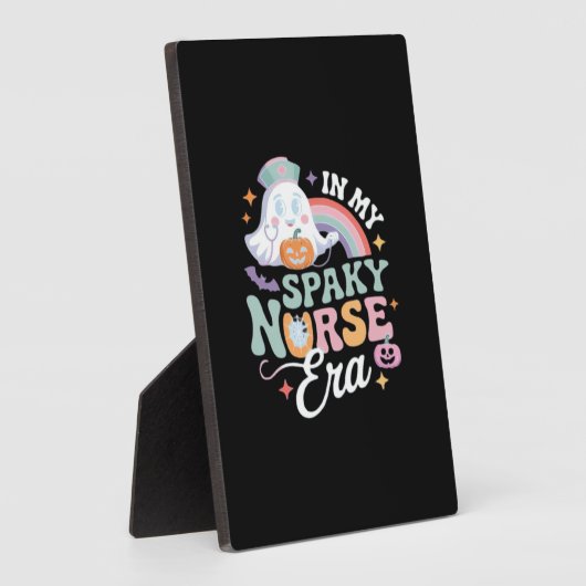 私のナースの不気味時代でハロウィーントリックまたは治療Es フォトプラーク (側面)