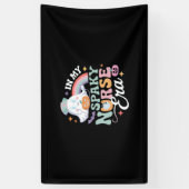 私のナースの不気味時代でハロウィーントリックまたは治療Es 横断幕 (縦)