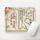 私のナースママへの贈り物、フローラママへのラブレター マウスパッド (マウス)