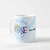 私のナースモットー コーヒーマグカップ (正面左)