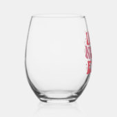 私のナース時代でワイングラス看護卒業ギフト ステムなしワイングラス (右)