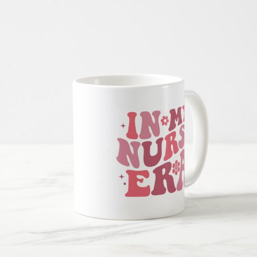 私のナース時代のコーヒーマグで コーヒーマグカップ (正面右)