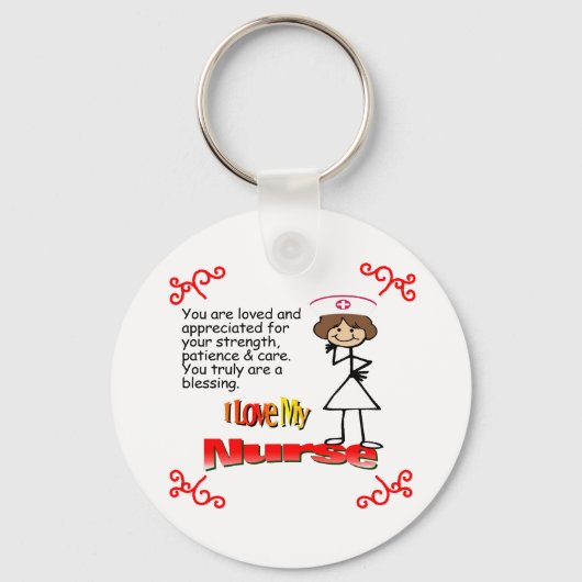 私のナース キーホルダー (正面)