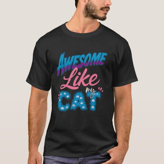 私のネコママみたいにかわいいネコ Tシャツ (正面)