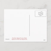 私のネコ科のバレンタイン猫の郵便はがき シーズンポストカード (裏面)