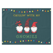 私のノミおもしろいーのクリスマスプーンと子供たち | テーブルクロス (正面(横))