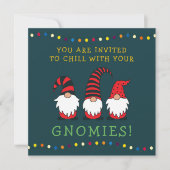 私のノミおもしろいーのクリスマスプーンと子供たち |受信 招待状 (正面)