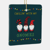 私のノミおもしろいーのクリスマスプーンと子供たち | Ce セラミックオーナメント (右)