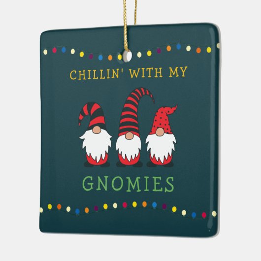 私のノミおもしろいーのクリスマスプーンと子供たち | Ce セラミックオーナメント (左)