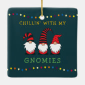 私のノミおもしろいーのクリスマスプーンと子供たち | Ce セラミックオーナメント (裏面)