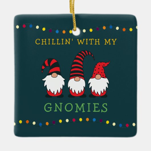 私のノミおもしろいーのクリスマスプーンと子供たち | Ce セラミックオーナメント (正面)