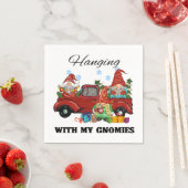 私のノミつるーと – Cute Christmas スタンダードカクテルナプキン (インサイチュ)