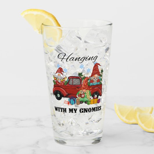 私のノミつるーと – Cute Christmas タンブラーグラス (アイス正面)