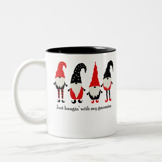 私のノミにハングインする ツートーンマグカップ (左)