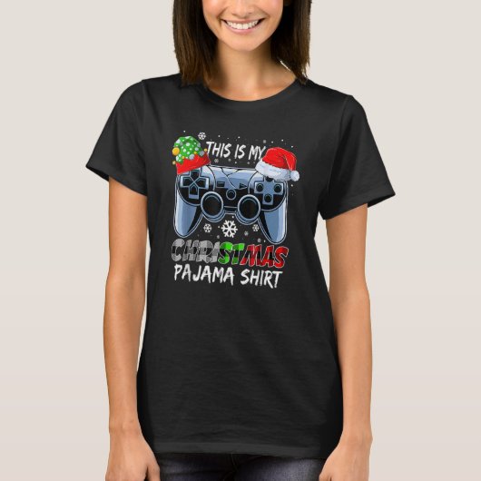 私のノミぶら下がったーとクリスマスかわいい格言醜い Tシャツ (正面)