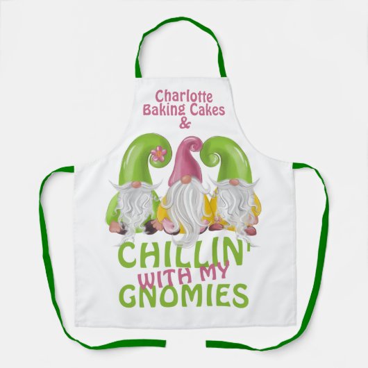 私のノミクス格言ユーモアで子供パーソナライズされた エプロン (正面)