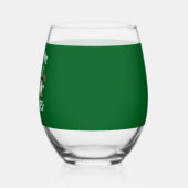 私のノミーとシェナニガンス聖パトリックの日アイルランド語 ステムなしワイングラス (左)