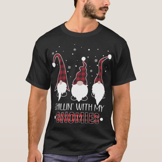 私のノミーとチリン水牛のプレイド格言キリスト Tシャツ (正面)
