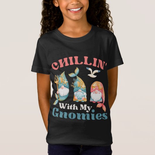 私のノミーとチリン海人魚格言 Tシャツ (正面)