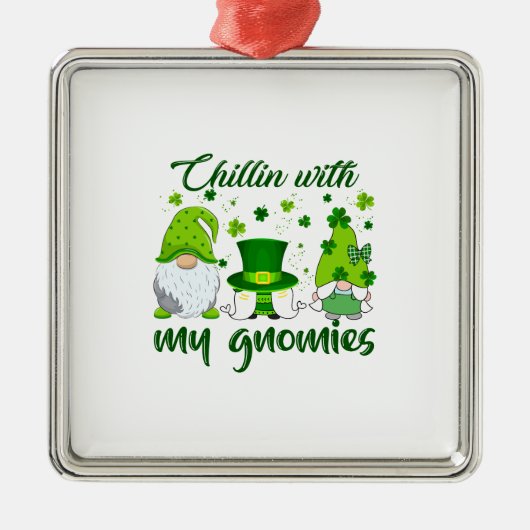 私のノミーとチリ メタルオーナメント (正面)