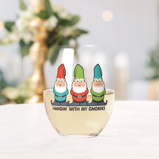 私のノミーとハギン ステムなしワイングラス (インサイチュ (ウェディング))