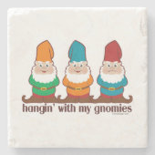 私のノミーとハギン ストーンコースター (正面)