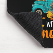 私のノミーと感謝の格言友達は幸せ マウスパッド (コーナー)