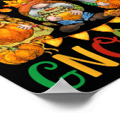 私のノミーと感謝祭秋秋の雰囲気 ポスター (角)