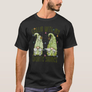 私のノミーと春格言Dandelionとチリ Tシャツ