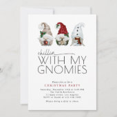 私のノミーズのクリスマスパーティーとチリ 招待状 (正面)